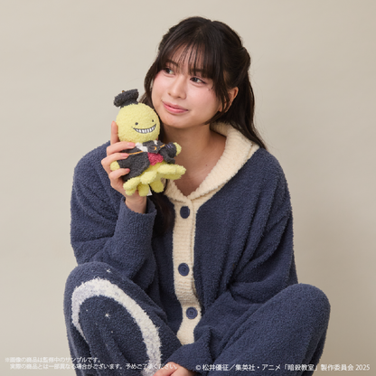 Assassination Classroom x Palude Roomwear Collection - Koro-Sensei Fluffy Plush Keychain [Pre-Order Oct 2026]