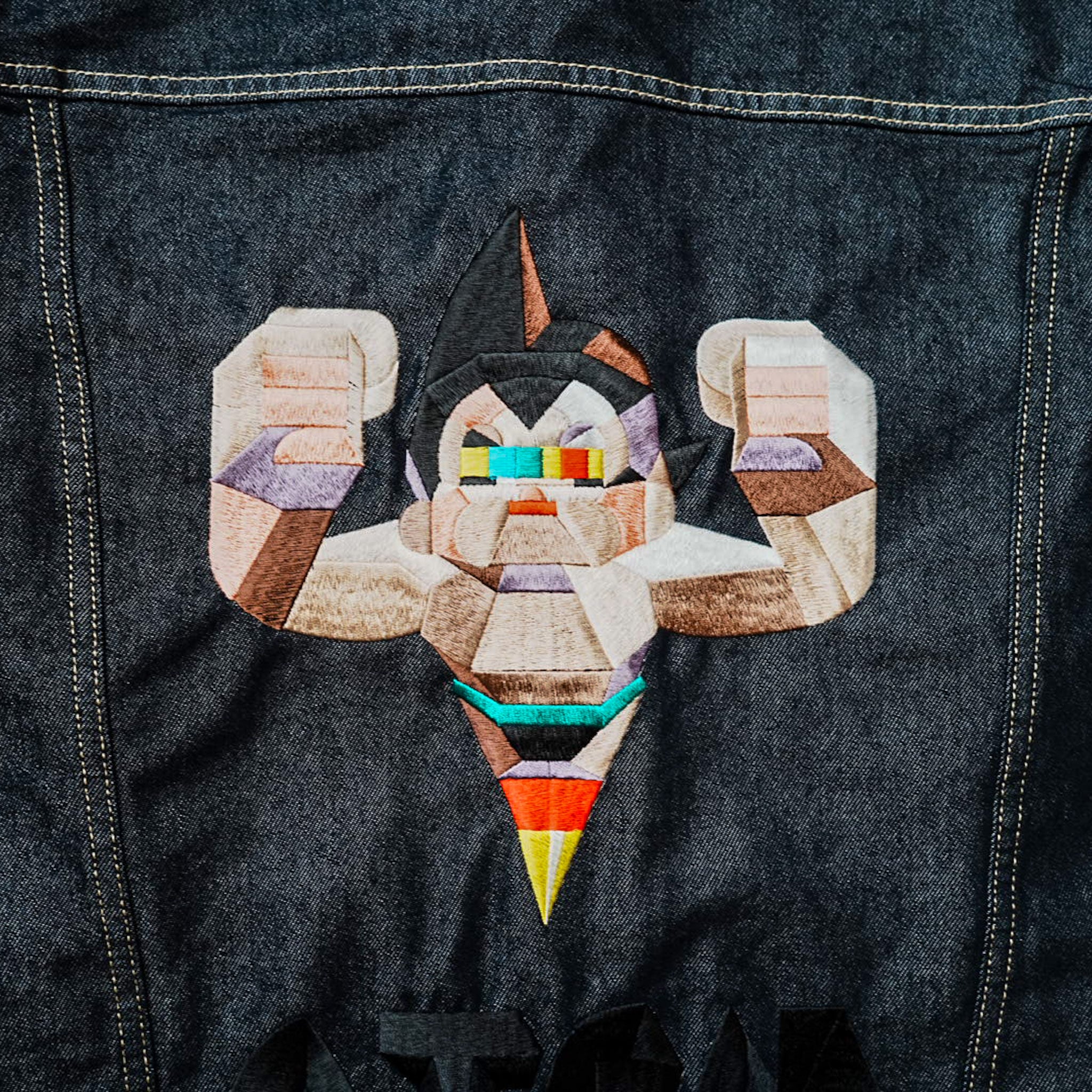 Astro Boy Tezuka World x Monstrousa Collaboration - Spectrum Shishu Denim JKT ATOM feat.Monkey Design D.Navy