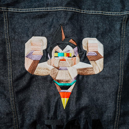 Astro Boy Tezuka World x Monstrousa Collaboration - Spectrum Shishu Denim JKT ATOM feat.Monkey Design D.Navy