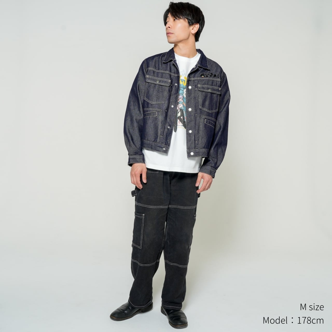 Astro Boy Tezuka World x Monstrousa Collaboration - Spectrum Shishu Denim JKT ATOM feat.Monkey Design D.Navy
