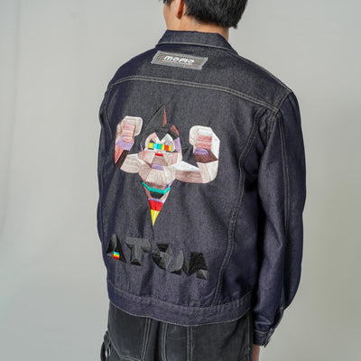 Astro Boy Tezuka World x Monstrousa Collaboration - Spectrum Shishu Denim JKT ATOM feat.Monkey Design D.Navy