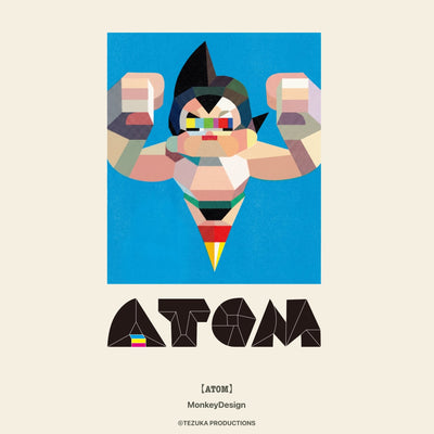Astro Boy Tezuka World x Monstrousa Collaboration - Spectrum Shishu Denim JKT ATOM feat.Monkey Design D.Navy