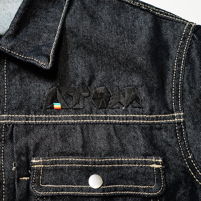 Astro Boy Tezuka World x Monstrousa Collaboration - Spectrum Shishu Denim JKT ATOM feat.Monkey Design D.Navy
