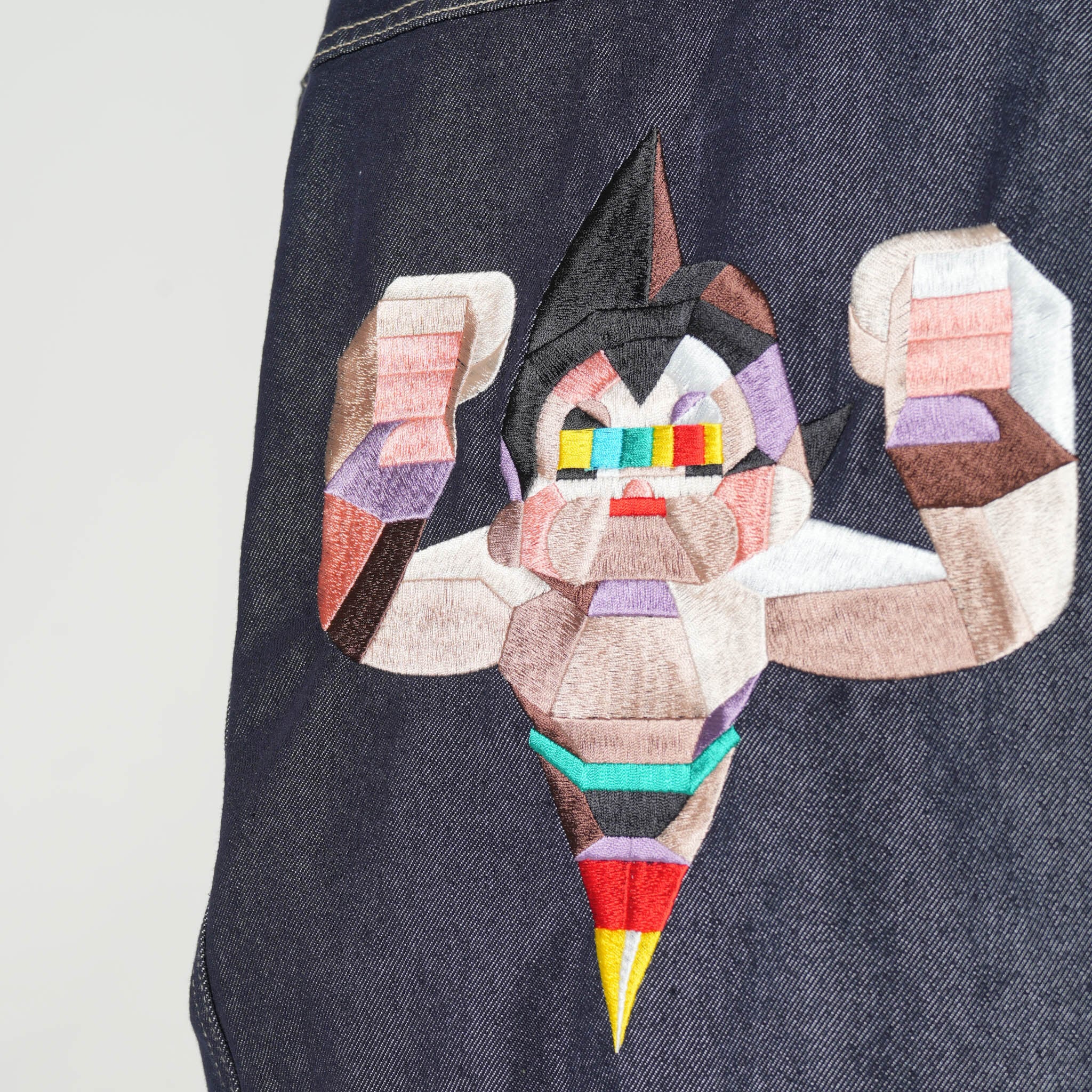Astro Boy Tezuka World x Monstrousa Collaboration - Spectrum Shishu Denim JKT ATOM feat.Monkey Design D.Navy