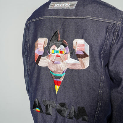 Astro Boy Tezuka World x Monstrousa Collaboration - Spectrum Shishu Denim JKT ATOM feat.Monkey Design D.Navy
