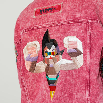 Astro Boy Tezuka World x Monstrousa Collaboration - Spectrum Shishu Denim JKT ATOM feat.Monkey Design T.Red