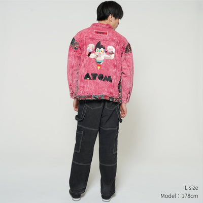 Astro Boy Tezuka World x Monstrousa Collaboration - Spectrum Shishu Denim JKT ATOM feat.Monkey Design T.Red