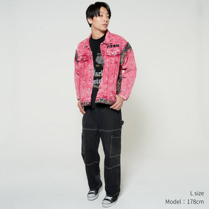 Astro Boy Tezuka World x Monstrousa Collaboration - Spectrum Shishu Denim JKT ATOM feat.Monkey Design T.Red