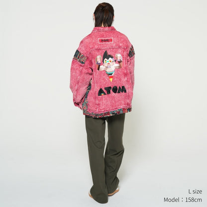 Astro Boy Tezuka World x Monstrousa Collaboration - Spectrum Shishu Denim JKT ATOM feat.Monkey Design T.Red