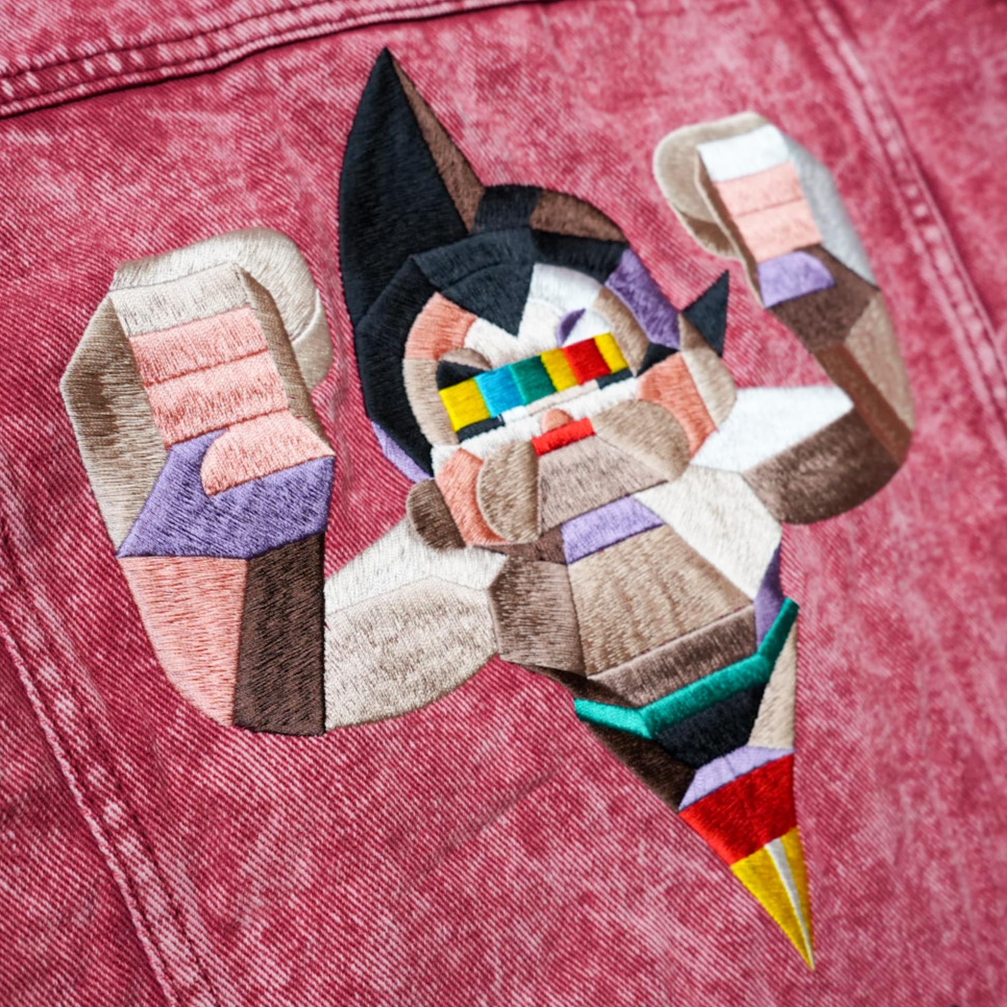 Astro Boy Tezuka World x Monstrousa Collaboration - Spectrum Shishu Denim JKT ATOM feat.Monkey Design T.Red