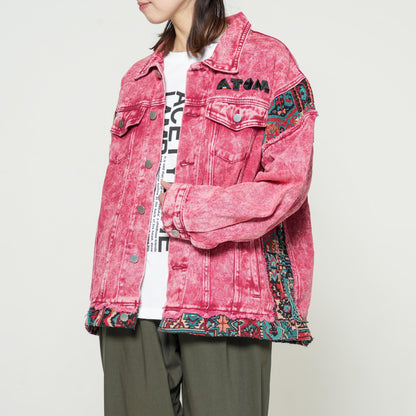 Astro Boy Tezuka World x Monstrousa Collaboration - Spectrum Shishu Denim JKT ATOM feat.Monkey Design T.Red