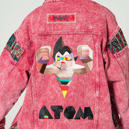 Astro Boy Tezuka World x Monstrousa Collaboration - Spectrum Shishu Denim JKT ATOM feat.Monkey Design T.Red