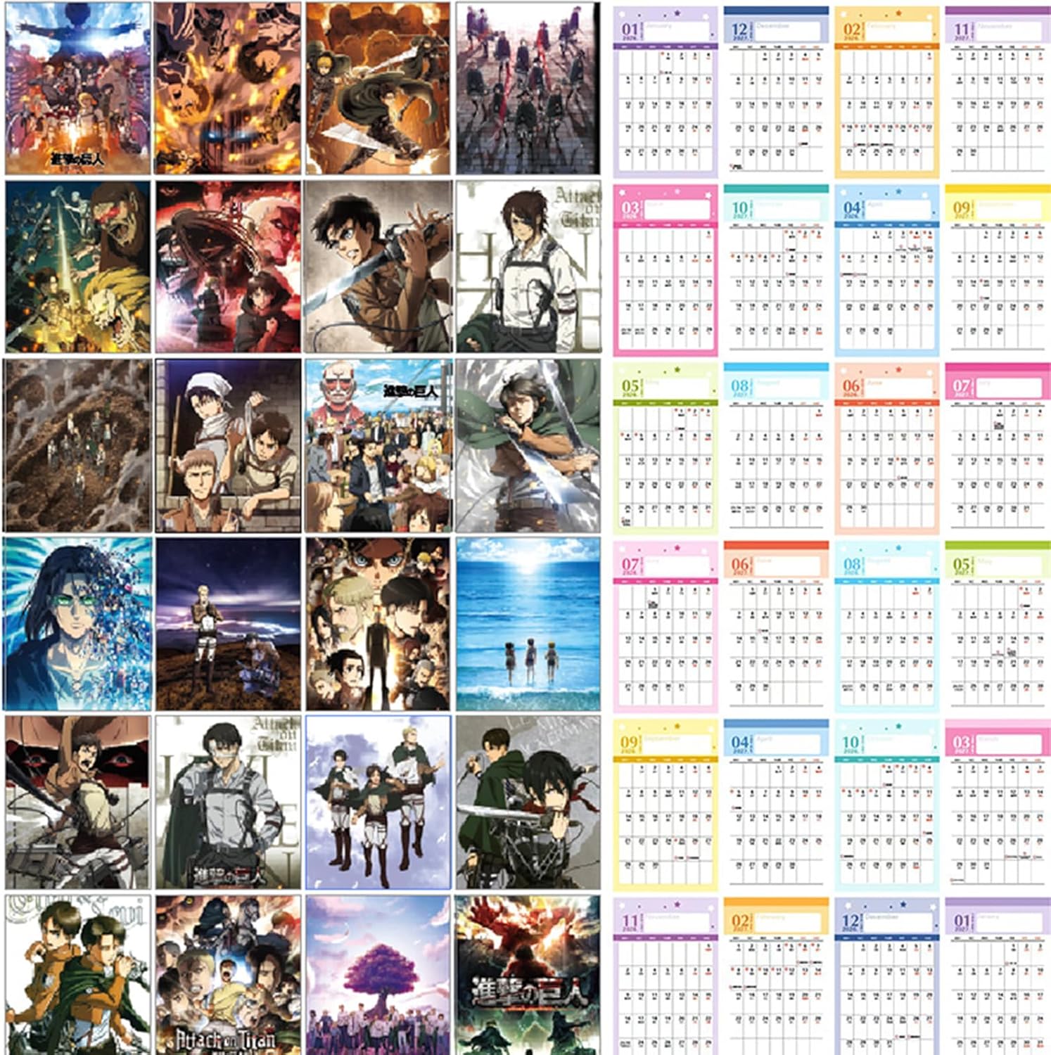 Attack on Titan - 2026 Calendar