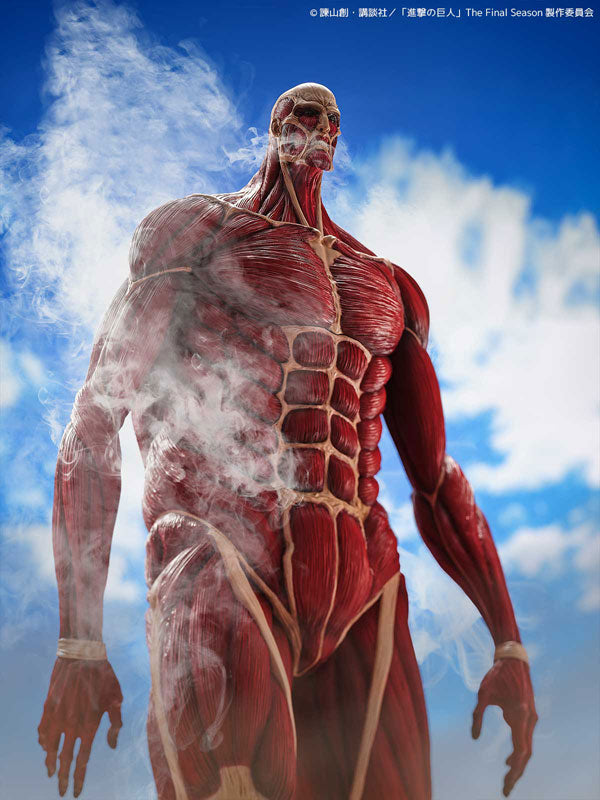 Attack on Titan Kaiyodo Figure - Mega Soft Vinyl Colossal Titan [Pre-Order Oct 2026]