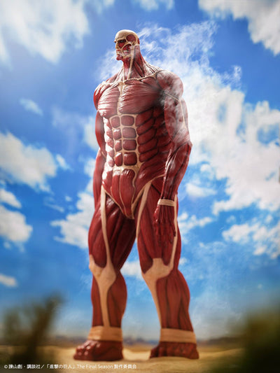 Attack on Titan Kaiyodo Figure - Mega Soft Vinyl Colossal Titan [Pre-Order Oct 2026]