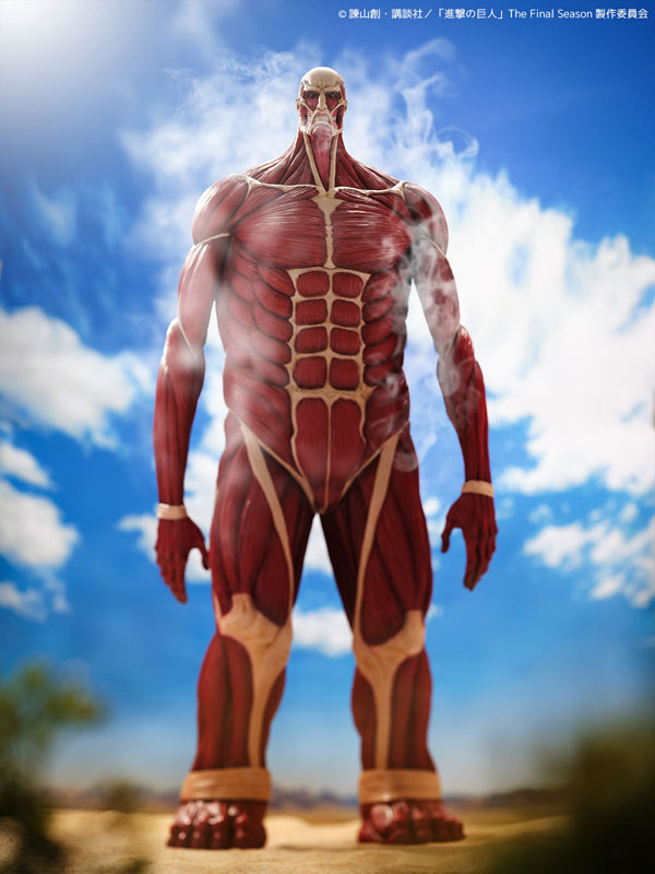 Attack on Titan Kaiyodo Figure - Mega Soft Vinyl Colossal Titan [Pre-Order Oct 2026]