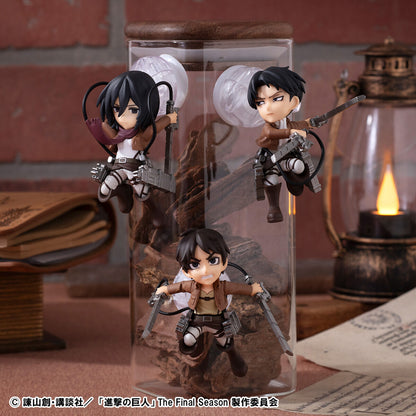 Attack on Titan Tobimas - Complete Set of 6 Types + Colossal Titan Limited Sticker [Pre-Order Dec 2026]