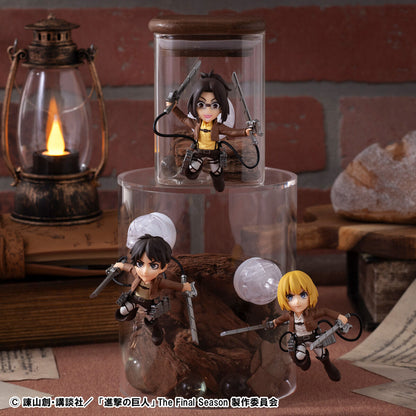 Attack on Titan Tobimas - Complete Set of 6 Types + Colossal Titan Limited Sticker [Pre-Order Dec 2026]