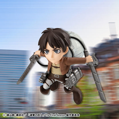 Attack on Titan Tobimas - Complete Set of 6 Types + Colossal Titan Limited Sticker [Pre-Order Dec 2026]