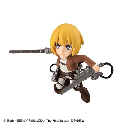 Attack on Titan Tobimas - Complete Set of 6 Types + Colossal Titan Limited Sticker [Pre-Order Dec 2026]