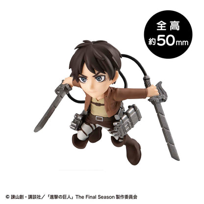 Attack on Titan Tobimas - Complete Set of 6 Types + Colossal Titan Limited Sticker [Pre-Order Dec 2026]