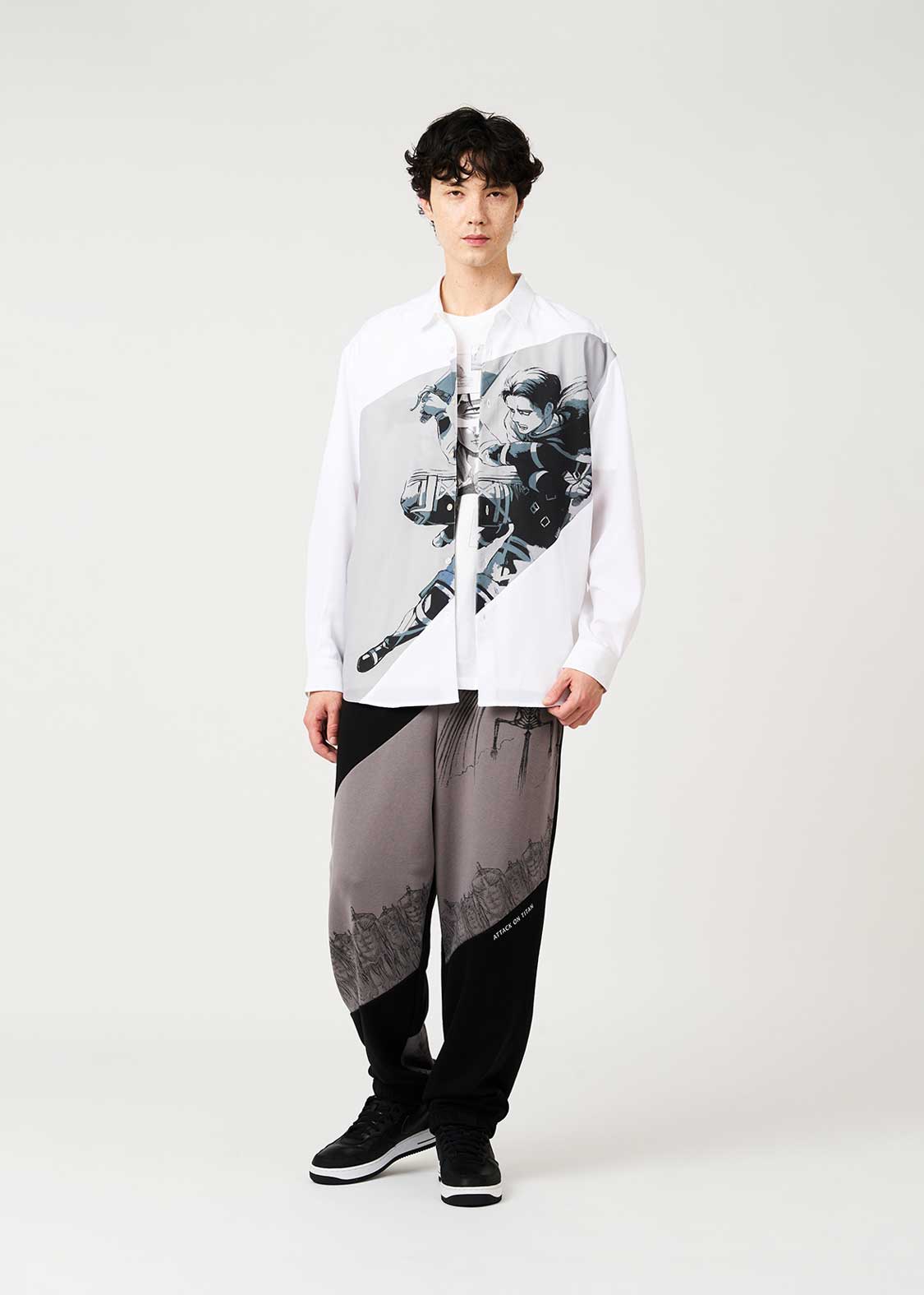 Attack on Titan X Graniph Fashion Collection - Levi Ackerman Loose Fit Shirt [Release Sep 8,2026]