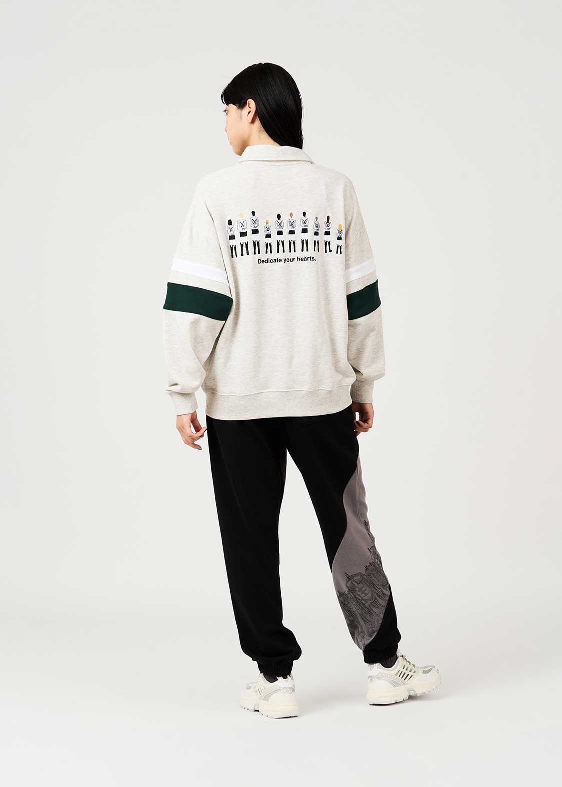 Attack on Titan X Graniph Fashion Collection - Shadow Cadet Fleece Half Zip Sweatshirt [Release Sep 8,2026]
