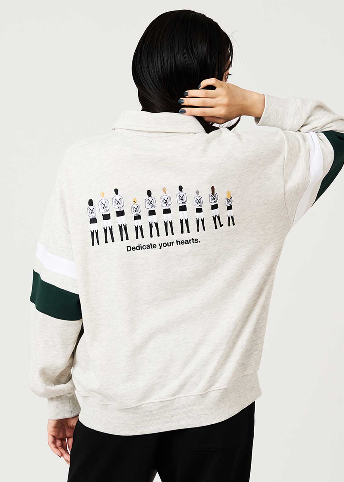 Attack on Titan X Graniph Fashion Collection - Shadow Cadet Fleece Half Zip Sweatshirt [Release Sep 8,2026]