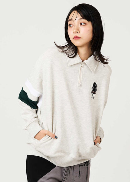 Attack on Titan X Graniph Fashion Collection - Shadow Cadet Fleece Half Zip Sweatshirt [Release Sep 8,2026]