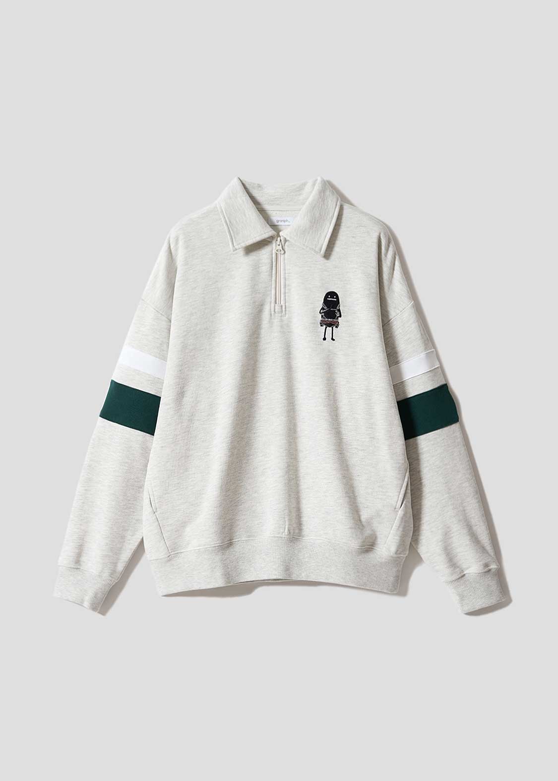 Attack on Titan X Graniph Fashion Collection - Shadow Cadet Fleece Half Zip Sweatshirt [Release Sep 8,2026]