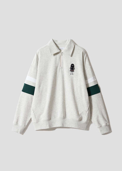 Attack on Titan X Graniph Fashion Collection - Shadow Cadet Fleece Half Zip Sweatshirt [Release Sep 8,2026]