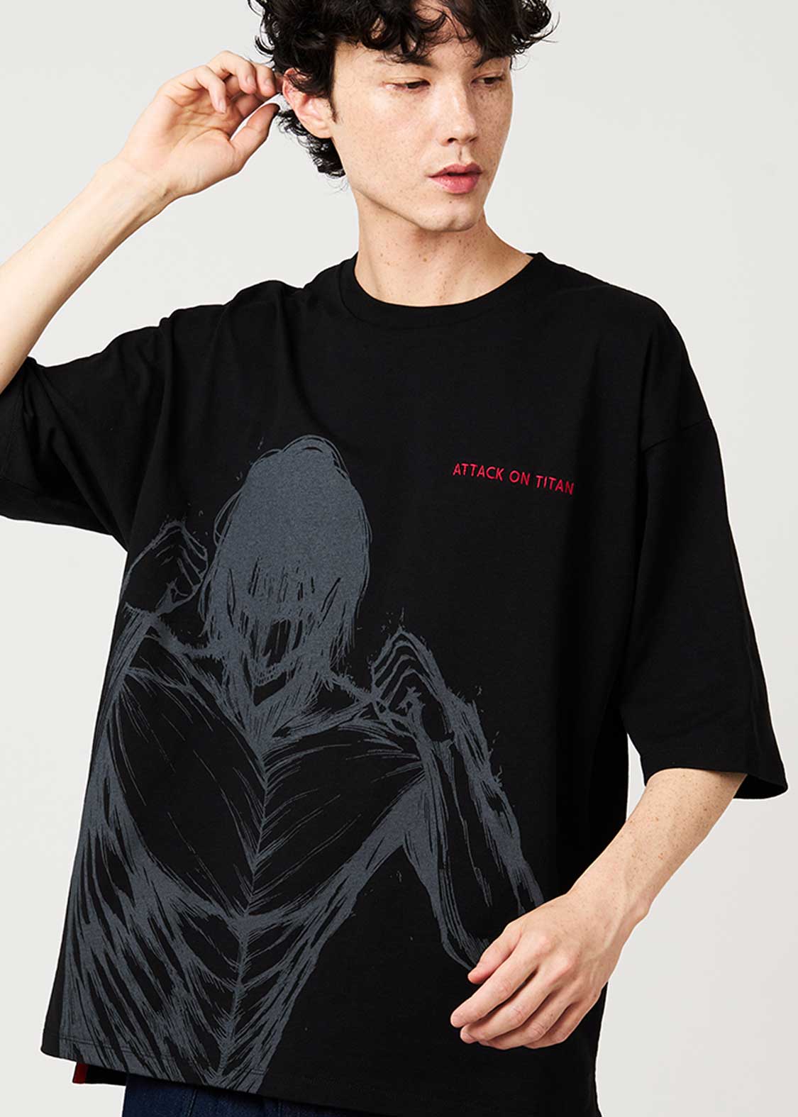 Attack on Titan X Graniph Fashion Collection - The 15m Confrontation Big Silhouette T-Shirt [Release Sep 8,2026]