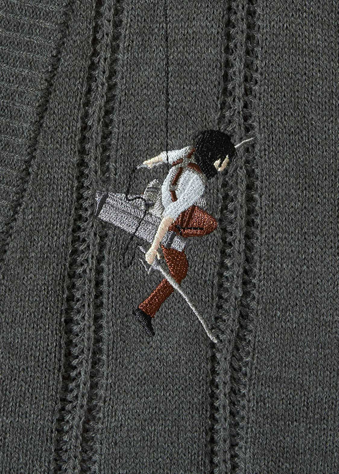Attack on Titan X Graniph Fashion Collection - The Wall Jacquard Cardigan [Release Sep 8,2026]