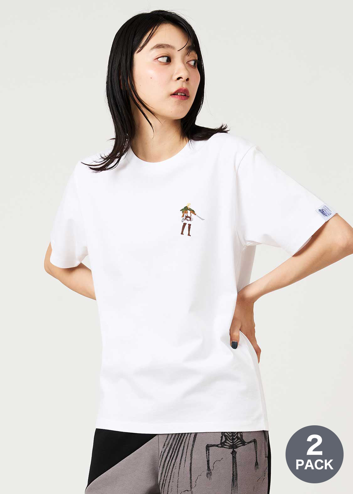 Attack on Titan X Graniph Fashion Collection - Those Who Dedicated Their Hearts 2 Pack Icon T-Shirt [Release Sep 8,2026]