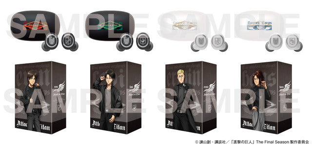 美希　TRUE WIRELESS EARPHONES AOW01 MARK II Attack on Titan x AOW01 MARK II - Limited Edition Wireless
