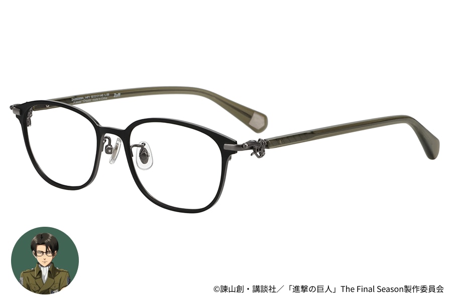 Attack on Titan x Zoff - Glasses Levi Model [Pre-Order Nov 2026]
