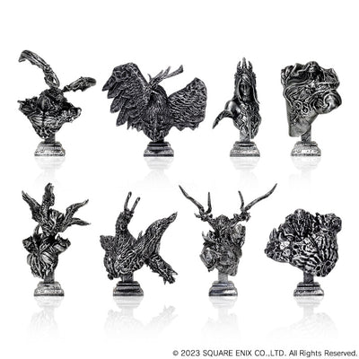 FINAL FANTASY XVI KUJI FIGURE - SUMMONED BEAST BUST FIGURES - FULL SET 8 PCs - (B)