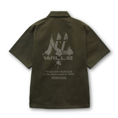Evangelion Work Shirt - Wille ver. (2 Types) [Pre-Order Mar 2026]