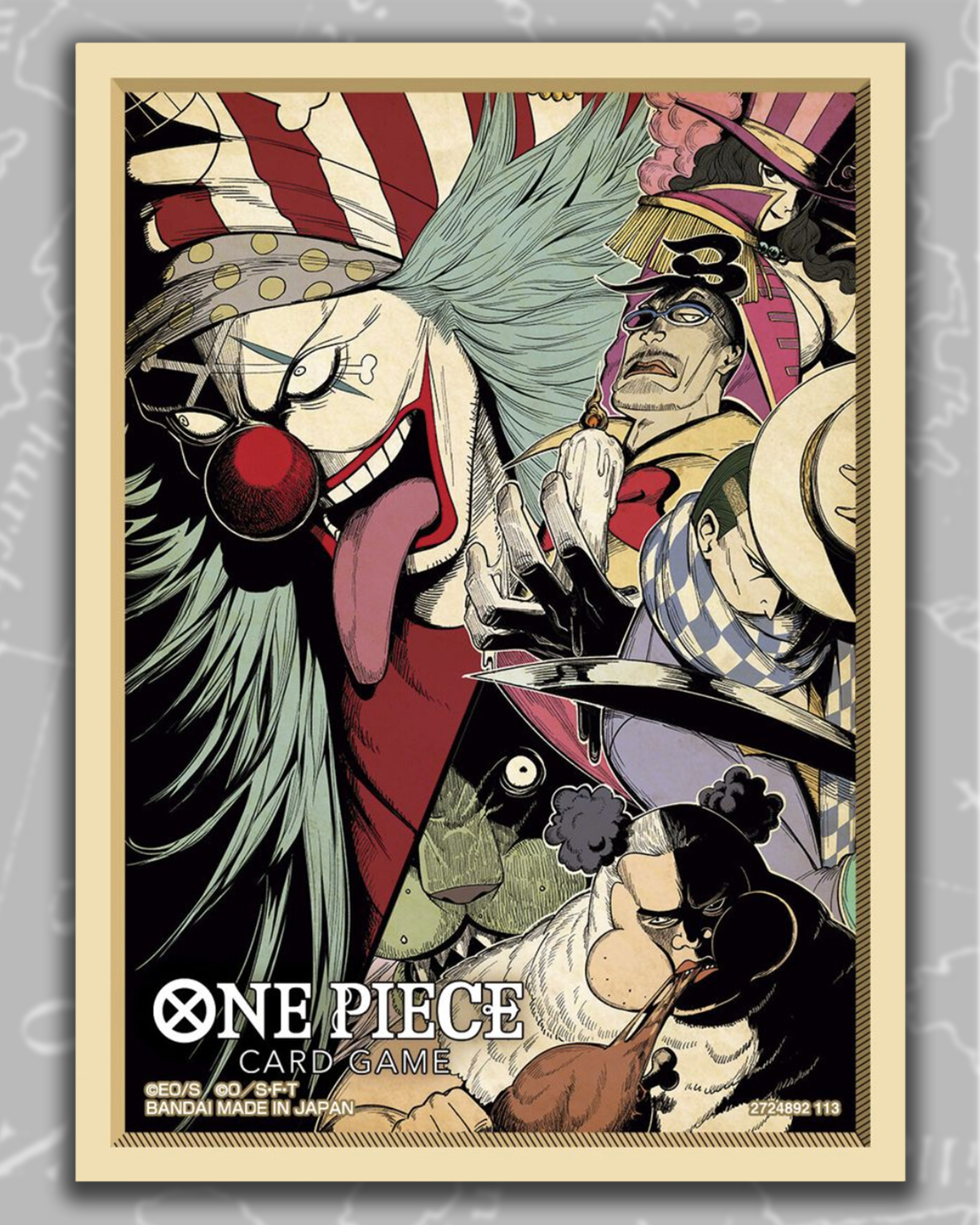 BANDAI ONE PIECE CARD GAME - OFFICIAL CARD SLEEVE LIMITED EDITION 4 Pcs SET