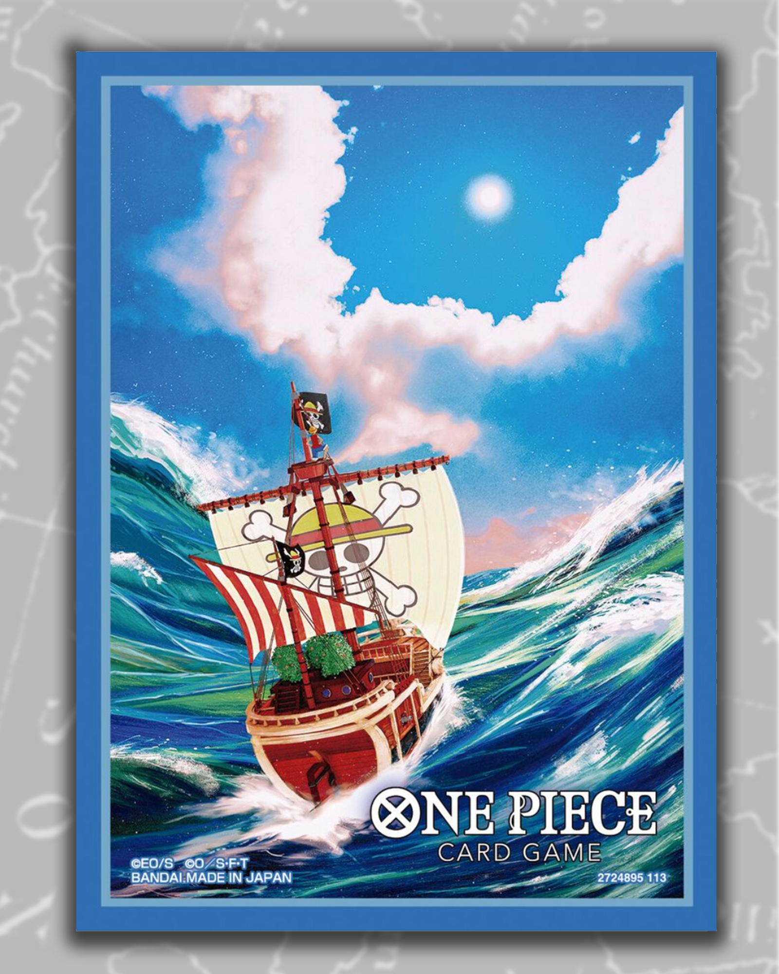 BANDAI ONE PIECE CARD GAME - OFFICIAL CARD SLEEVE LIMITED EDITION 4 Pcs SET