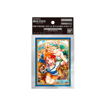 BANDAI ONE PIECE CARD GAME OFFICIAL CARD SLEEVES 8 - NAMI