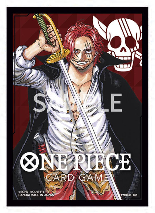 Bandai One Piece Card Game Official Card Sleeves Limited Edition - Shanks