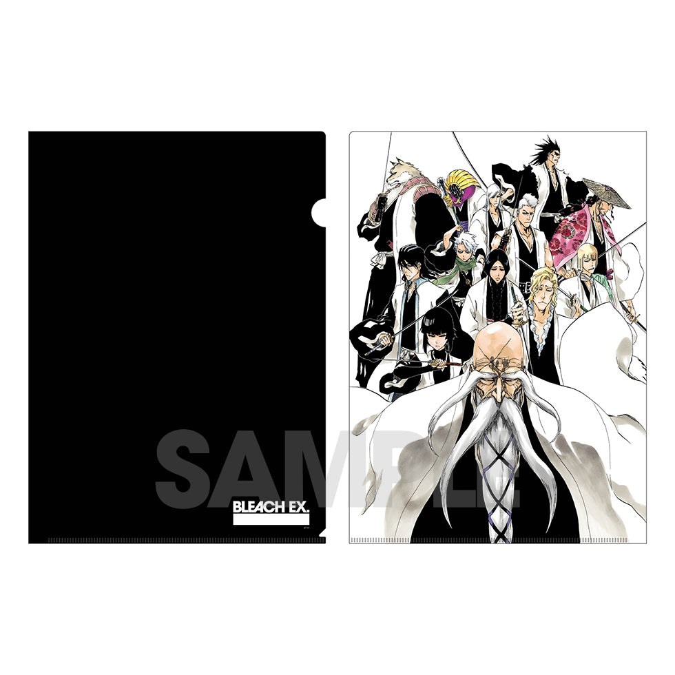 BLEACH EXHIBITION - BLEACH EX. BIG Original clear file A3 - Captain of the Gotei 13