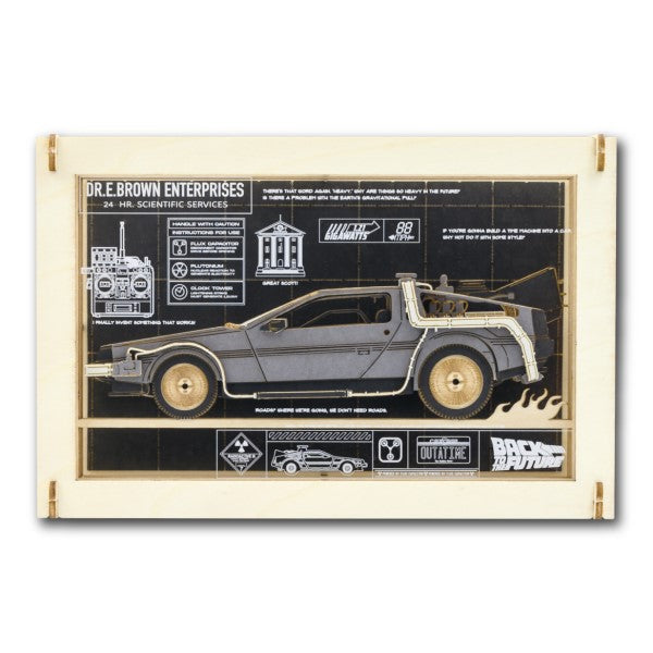 Back to the Future Ensky - Wood Style Paper Theater PT-WL37 [Pre-Order Dec 2025]