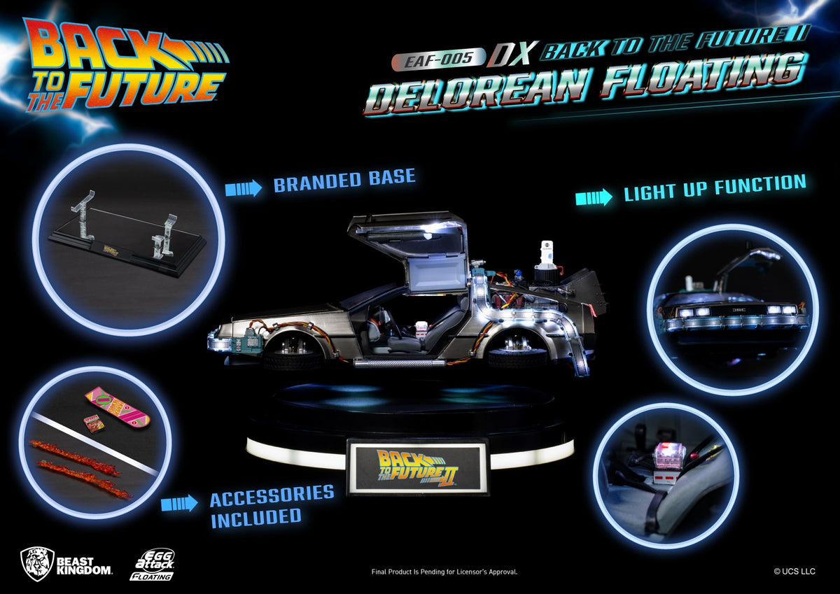 Back to the Future Part II - Floating Delorean DX Edition [Pre-Order Dec 2026]