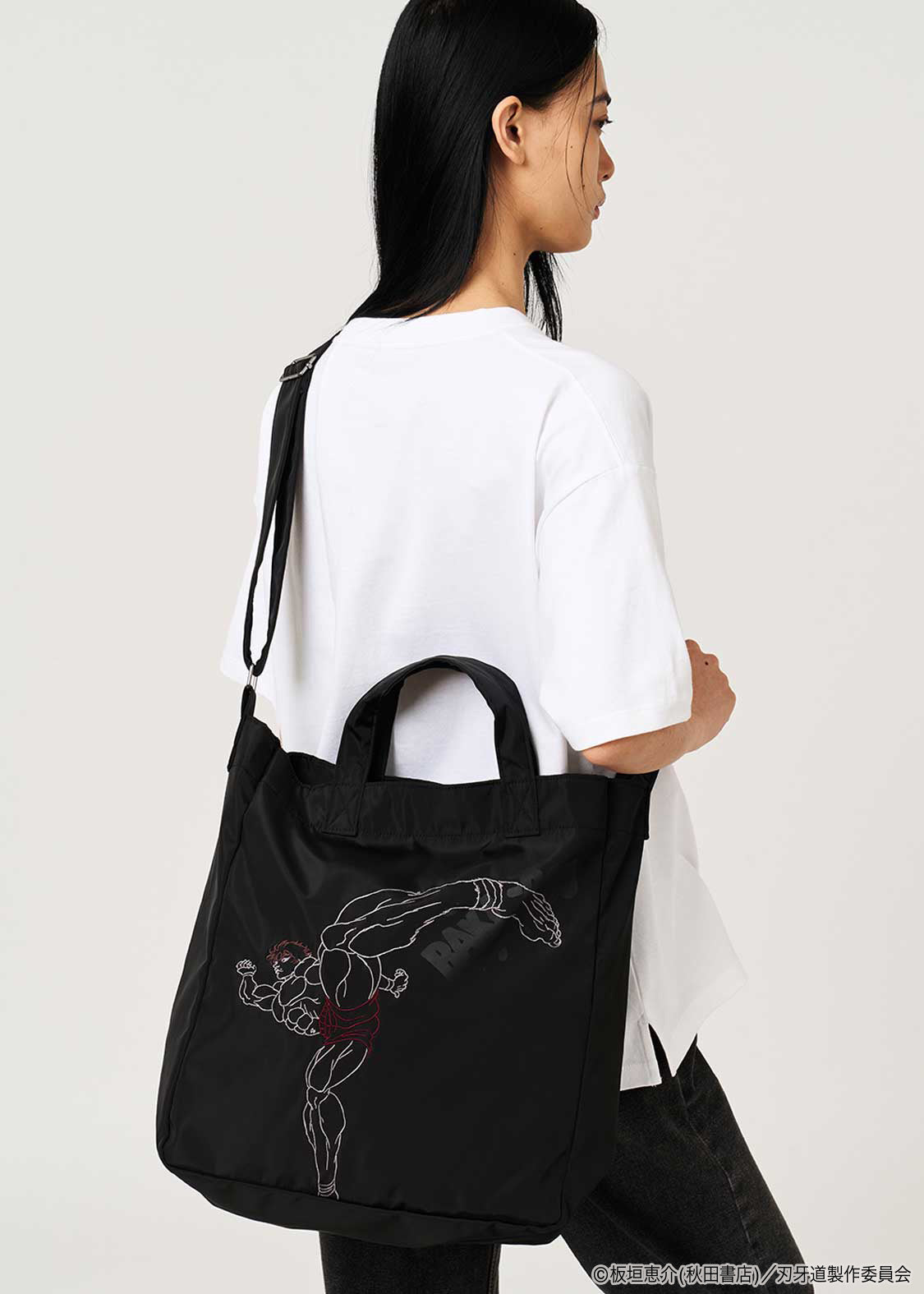 Baki the Grappler: The Invicible Samurai x Graniph Fashion Collection - Baki Hanma 2-Way Tote Bag [Release Jun 9, 2026]