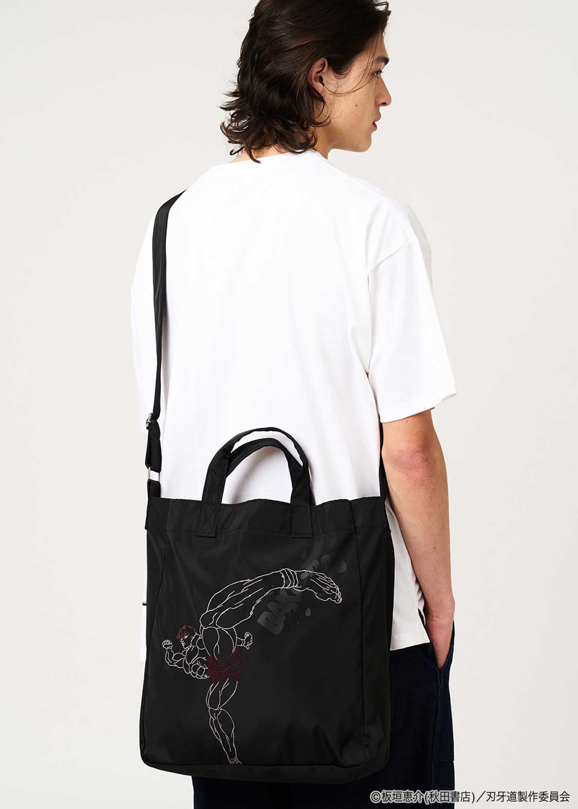 Baki the Grappler: The Invicible Samurai x Graniph Fashion Collection - Baki Hanma 2-Way Tote Bag [Release Jun 9, 2026]