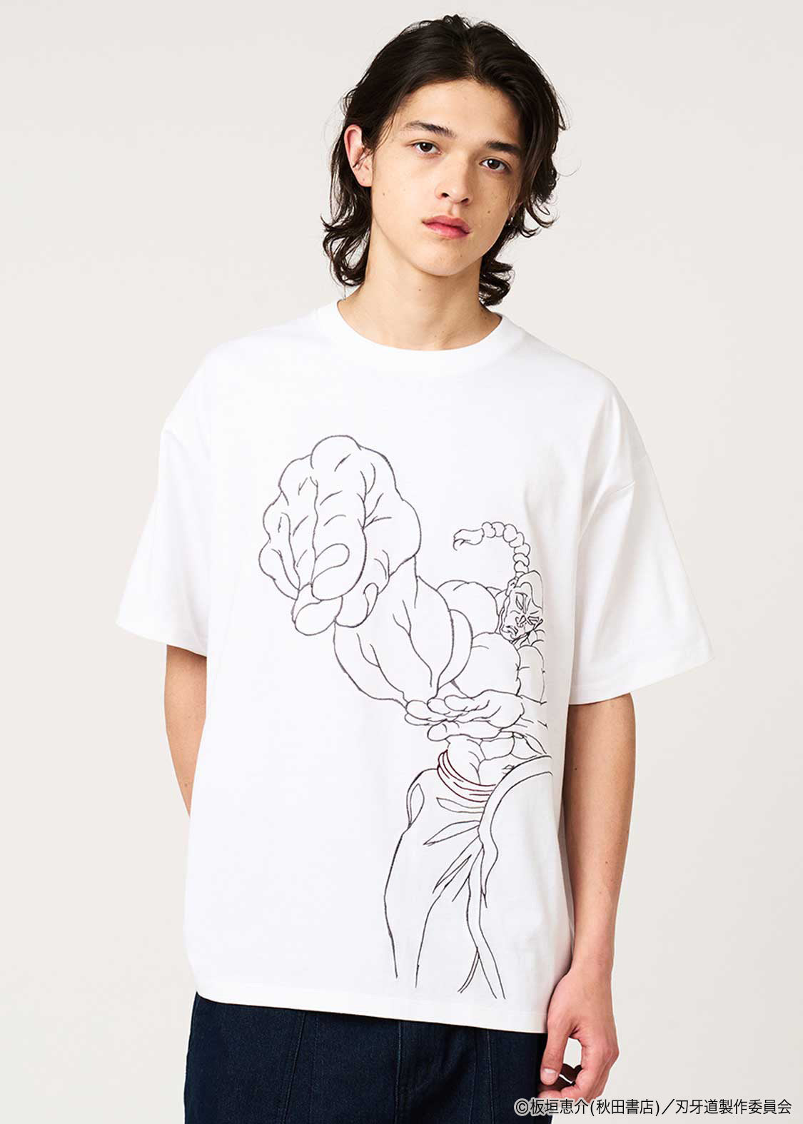 Baki the Grappler: The Invicible Samurai x Graniph Fashion Collection - Retsu Kaioh T-Shirt [Release Jun 9, 2026]