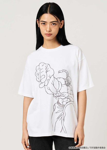 Baki the Grappler: The Invicible Samurai x Graniph Fashion Collection - Retsu Kaioh T-Shirt [Release Jun 9, 2026]