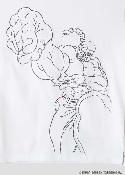 Baki the Grappler: The Invicible Samurai x Graniph Fashion Collection - Retsu Kaioh T-Shirt [Release Jun 9, 2026]